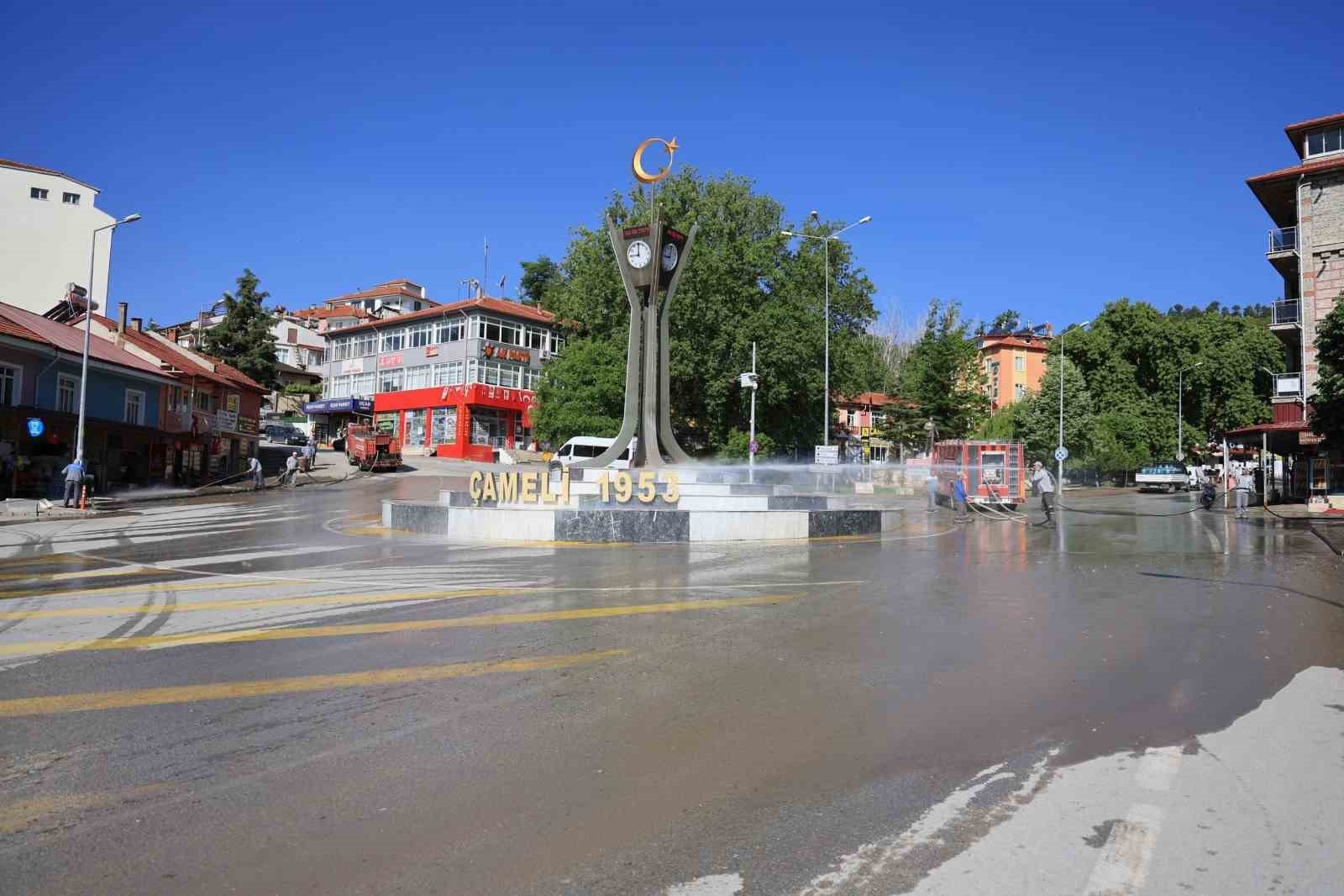 Çameli’nde Kurban Bayramı temizliği başladı 