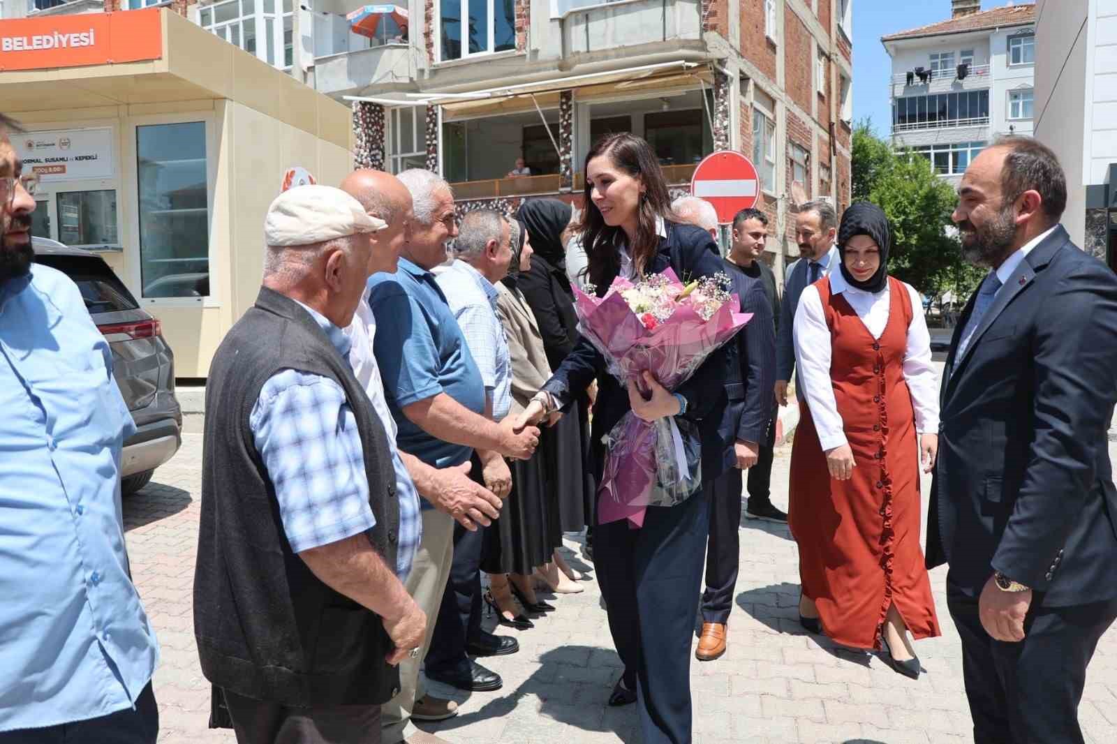 Kavak’ta bayramlaşma