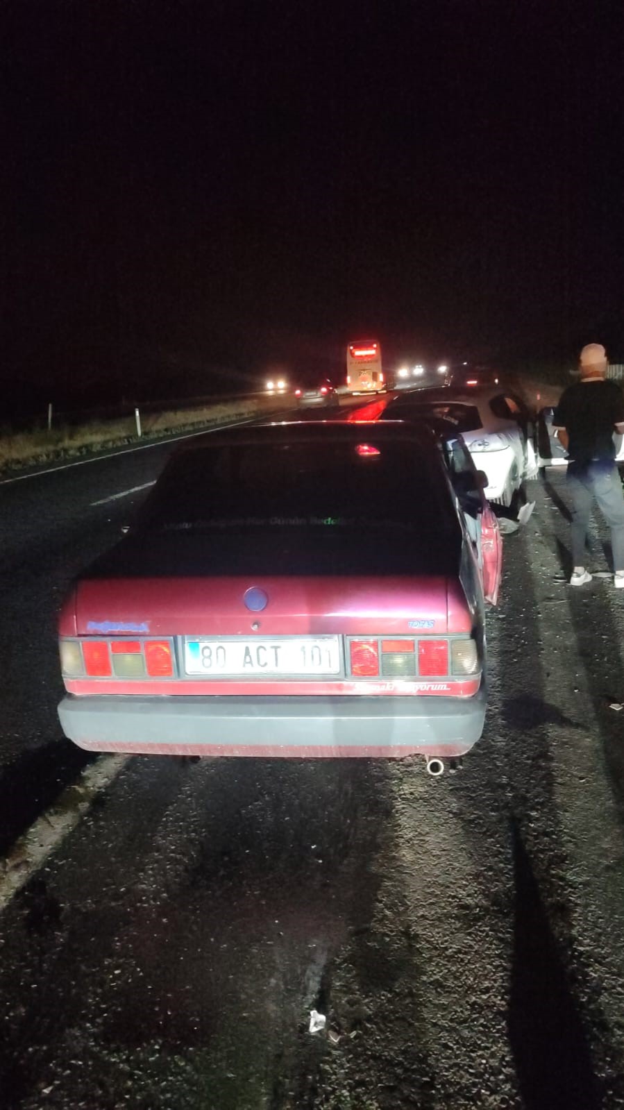 Konya’da otomobiller çarpıştı: 2 yaralı