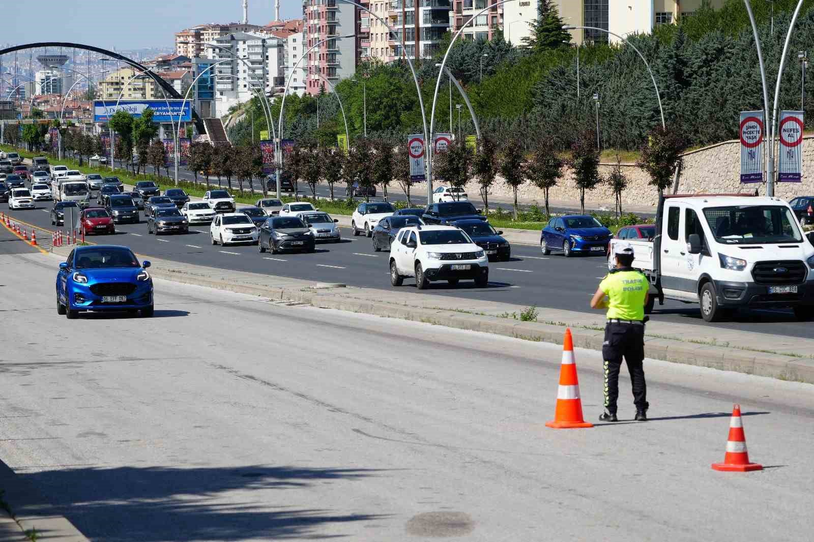 Ankara’da Kurban Bayramı öncesi trafik denetimleri artırıldı 