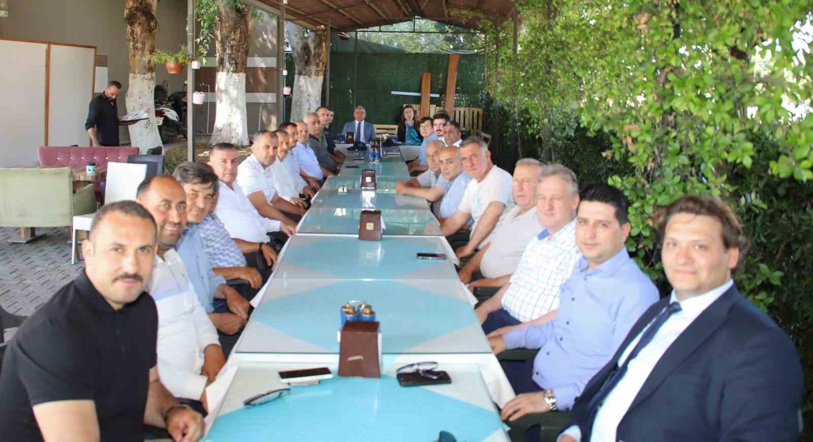 Kaymakam Polat için veda yemeği gerçekleştirildi 