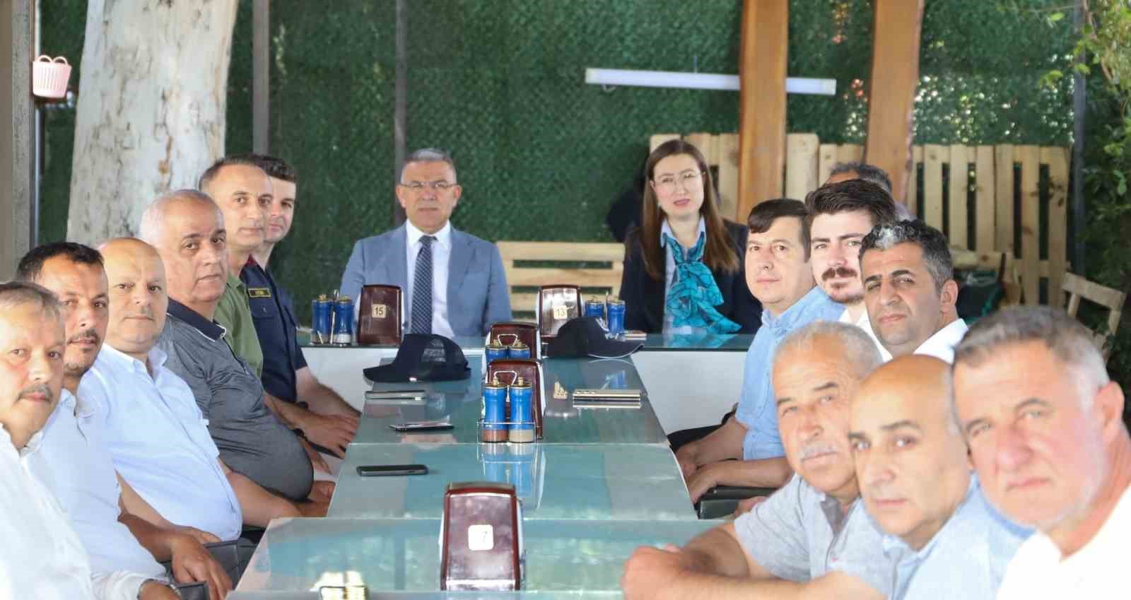 Kaymakam Polat için veda yemeği gerçekleştirildi 