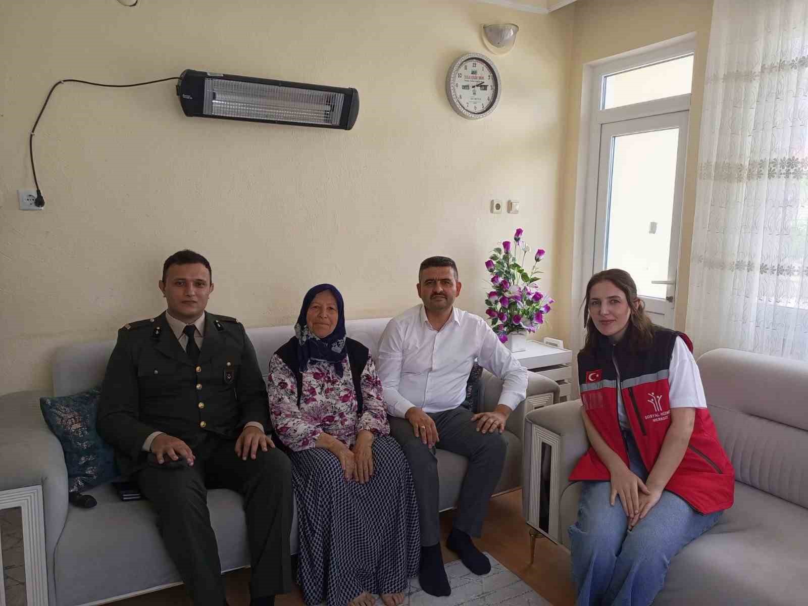 Kurban Bayramı öncesi gazi ve şehit ailelerine anlamlı ziyaret 