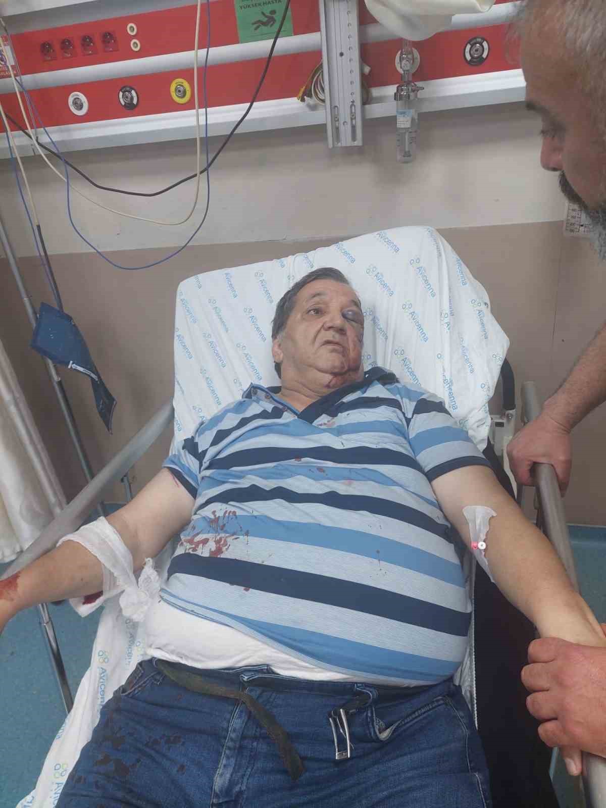 Yol verme kavgası taksi durağına taştı: 2 yaralı 