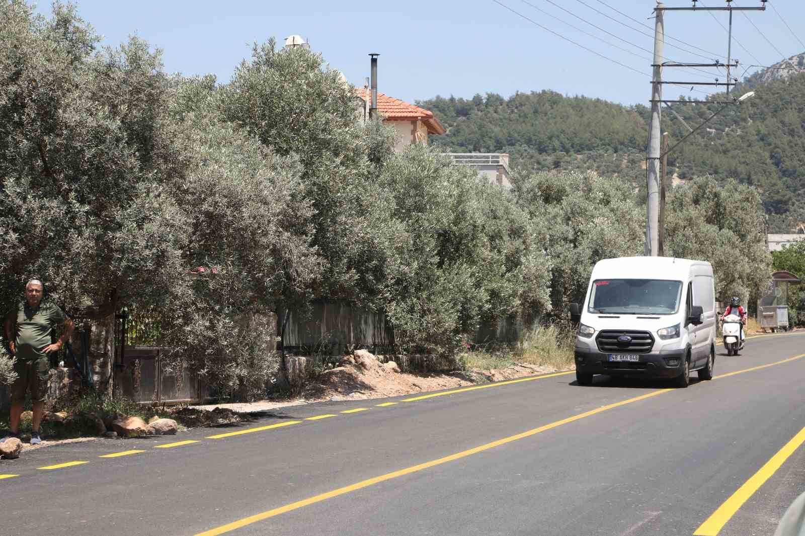 Milas Menteş yolu Kurban Bayramı öncesi tamamlandı 