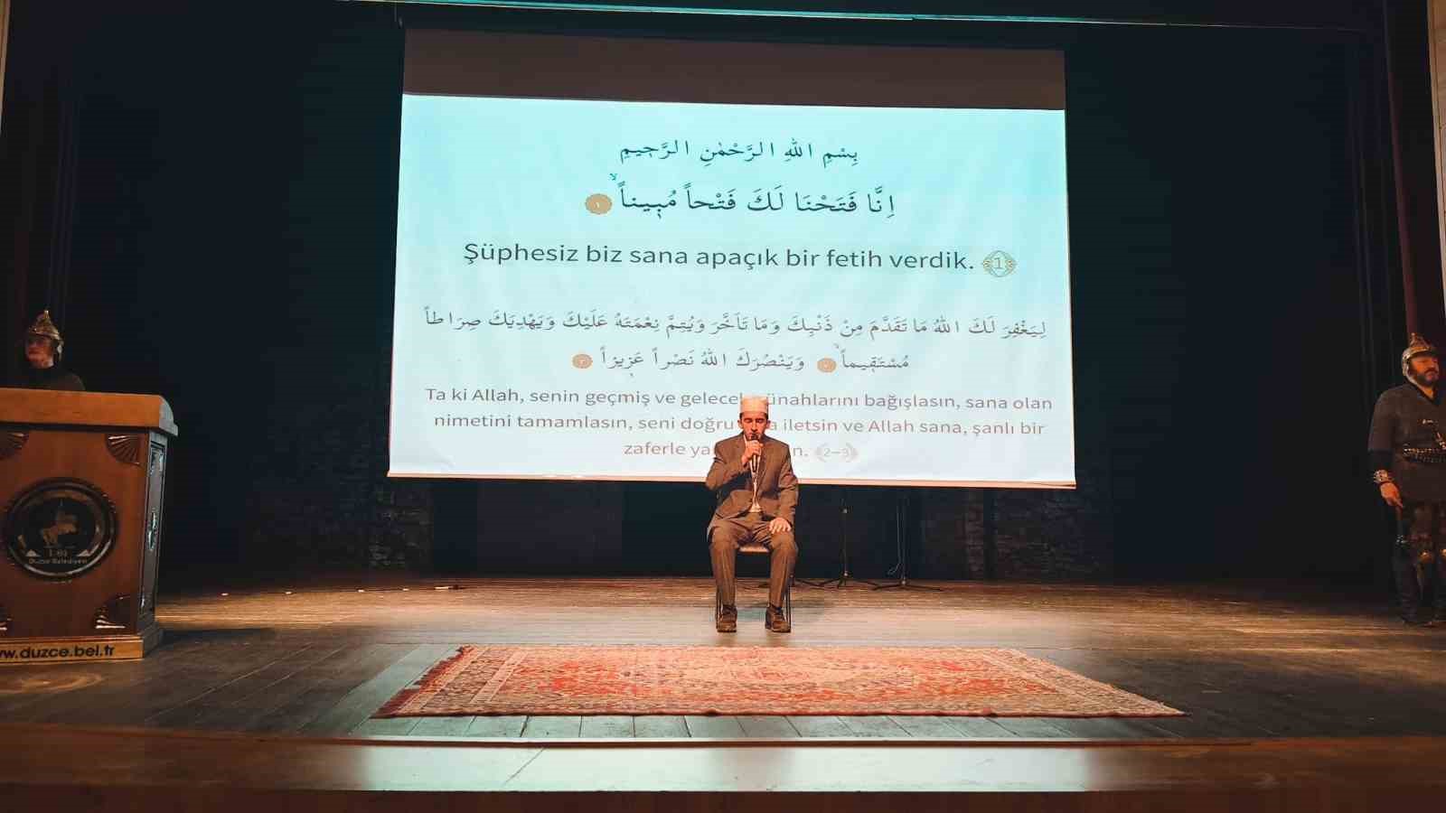 Öğrencilerden İstanbul’un fethi tiyatrosu 
