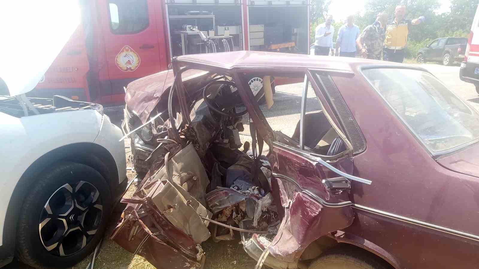 Kırklareli’nde zincirleme kaza: 1 ölü, 3 yaralı 