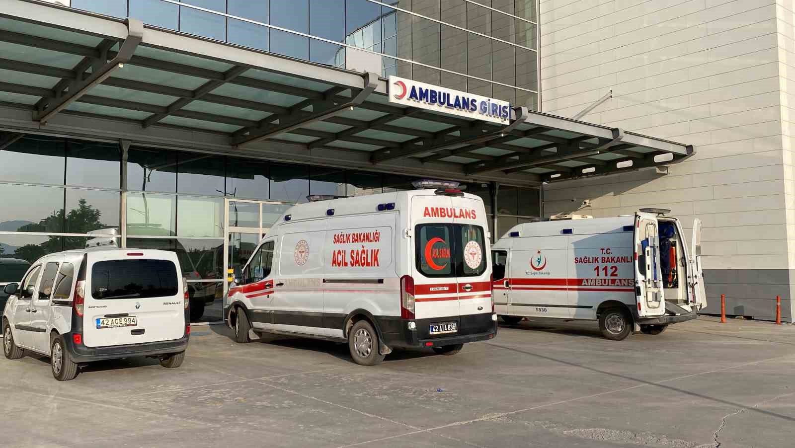 Konya’da 8 kişi etten zehirlenme şüphesiyle hastaneye kaldırıldı