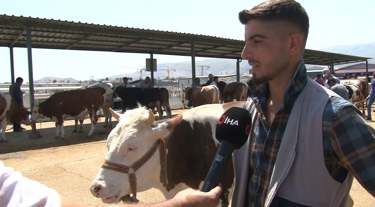 Malatya Canlı Hayvan Pazarı’nda bayram yoğunluğu 