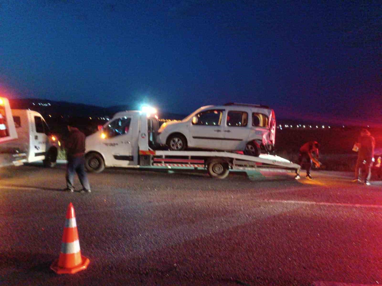 Ankara’da zincirleme trafik kazası: 1 yaralı 
