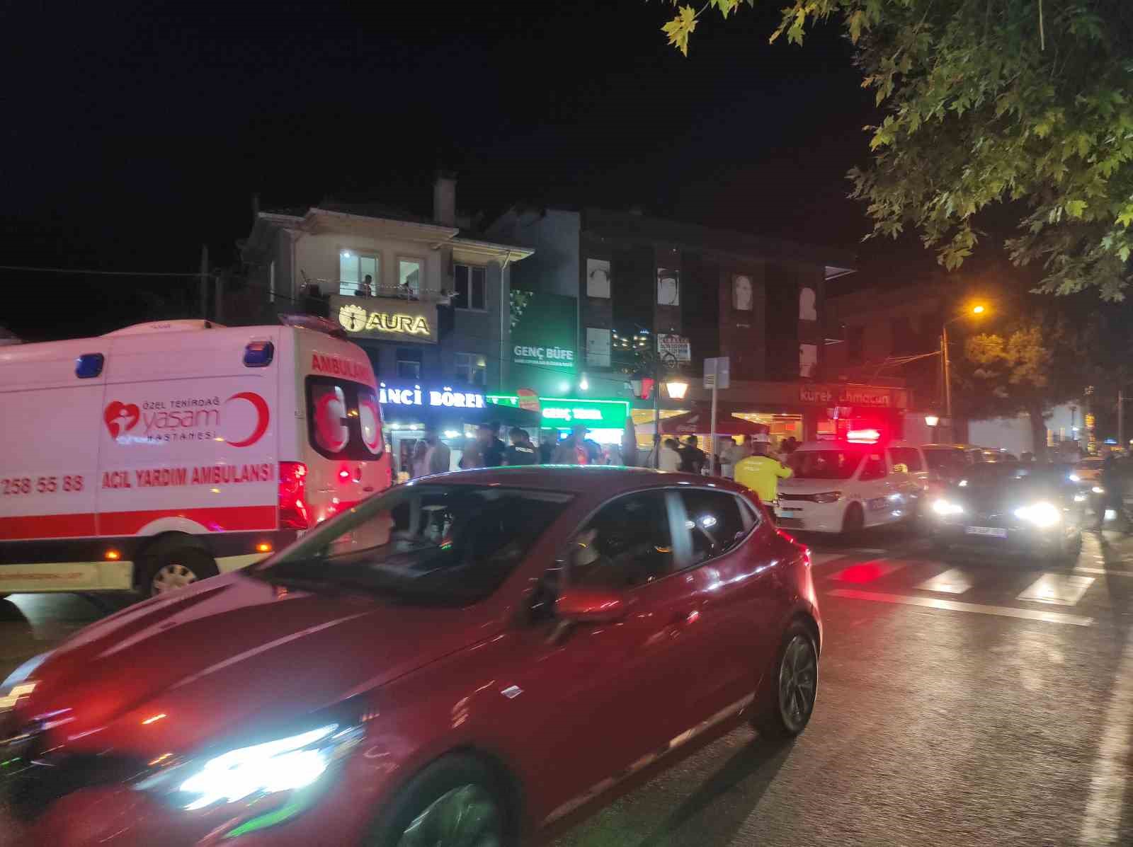Tekirdağ’da bıçaklı kavga: 2 yaralı 