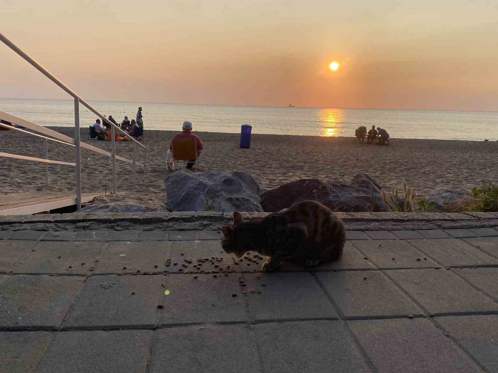 Tatil köyü İnkumu, bayramın ilk gününü sakin geçirdi 