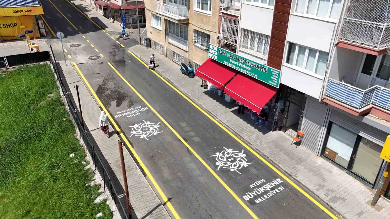 Aydın Büyükşehir Belediyesi’nin yol çalışmaları hız kesmeden sürüyor 