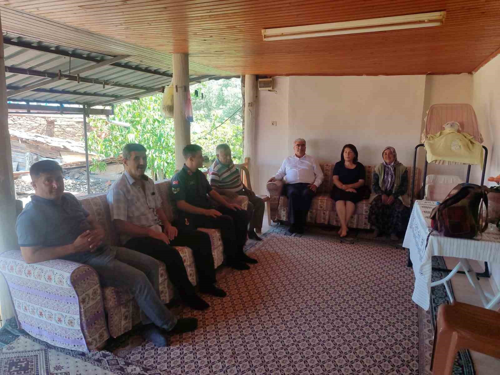Kurban Bayramı’nda şehit aileleri unutulmadı
