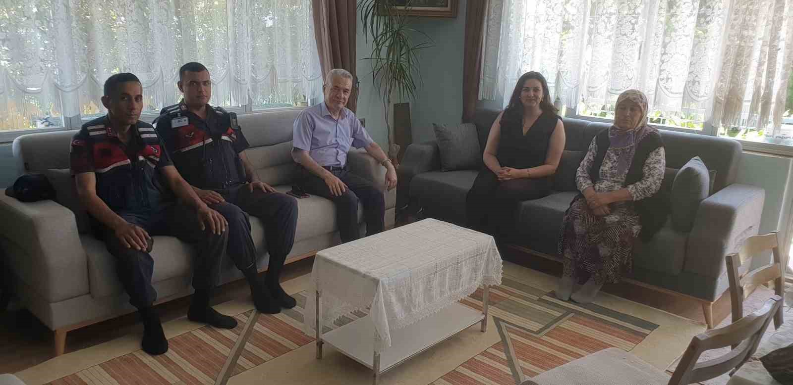 Kurban Bayramı’nda şehit aileleri unutulmadı 
