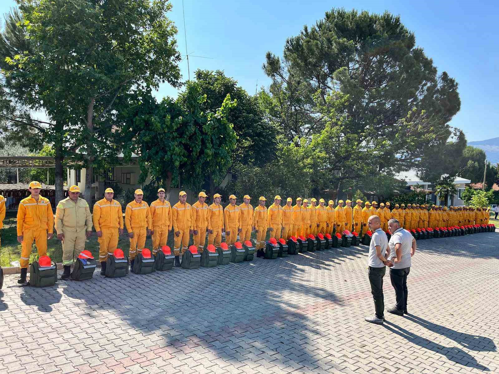 Aydın’da orman yangını ile mücadelede görev alacak personele eğitim verildi 