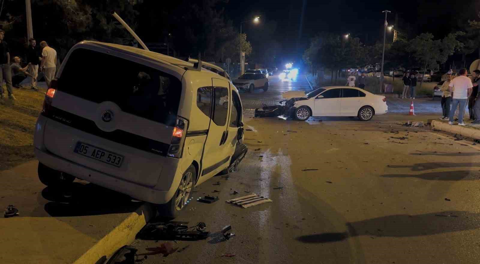 Amasya’da otomobiller çarpıştı: 1 ölü 