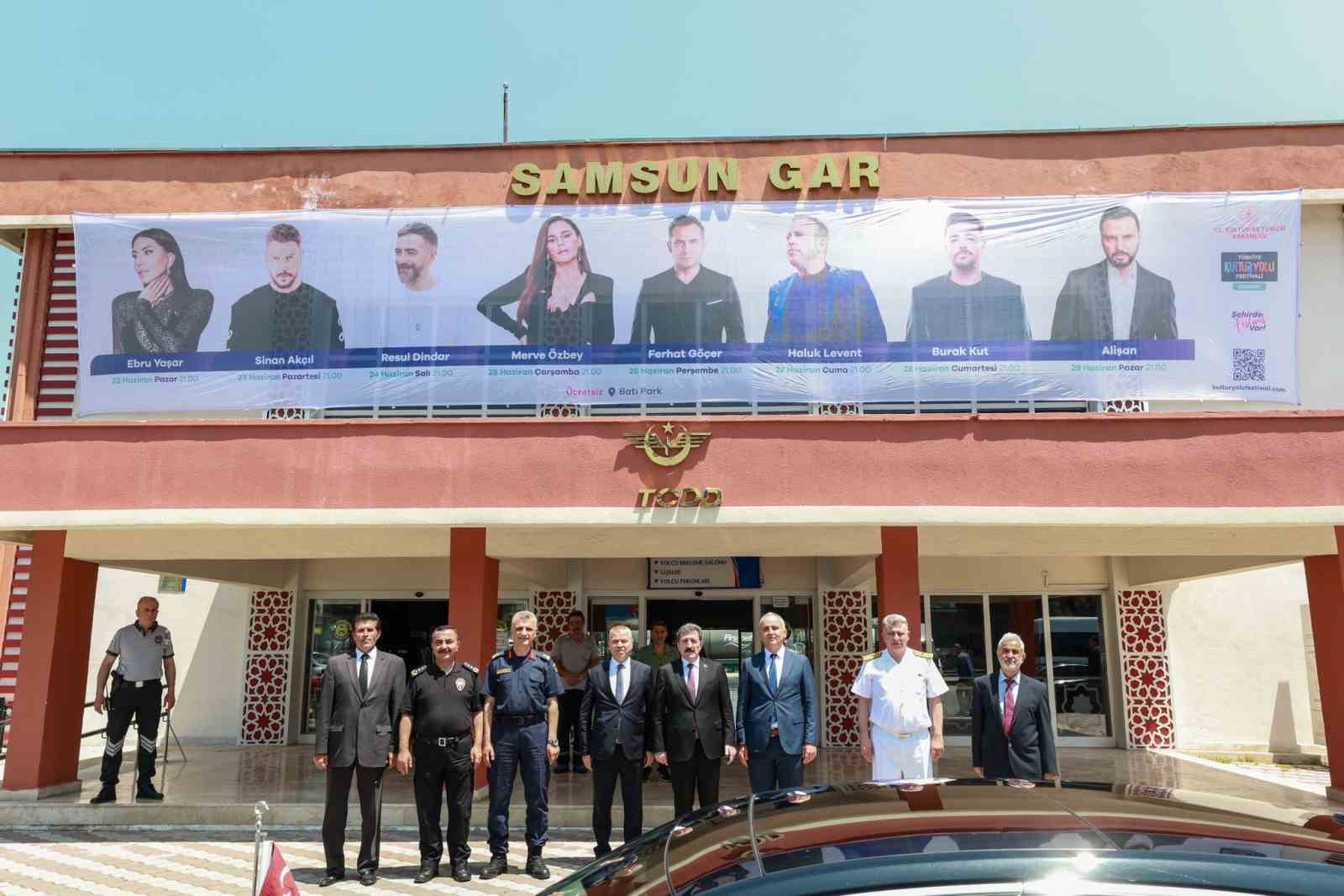 Samsun Garı’ndan 5 ayda 55 bin 857 yolcu, 430 bin 672 kilogram yük taşındı 