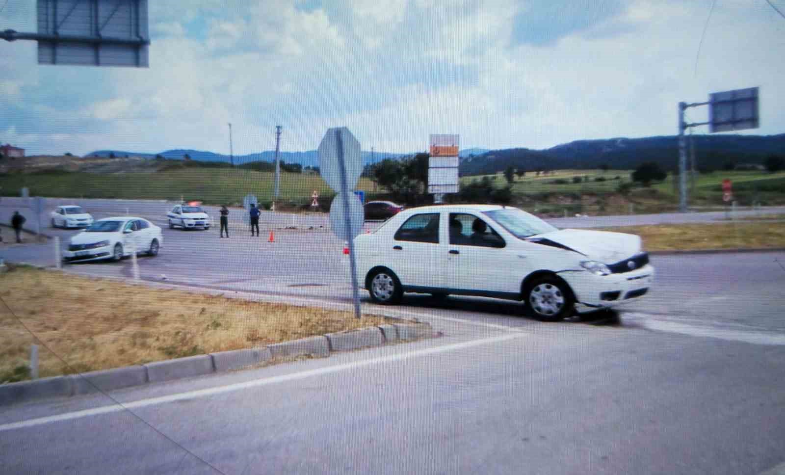 Hisarcık’ta trafik kazası: 4 yaralı 