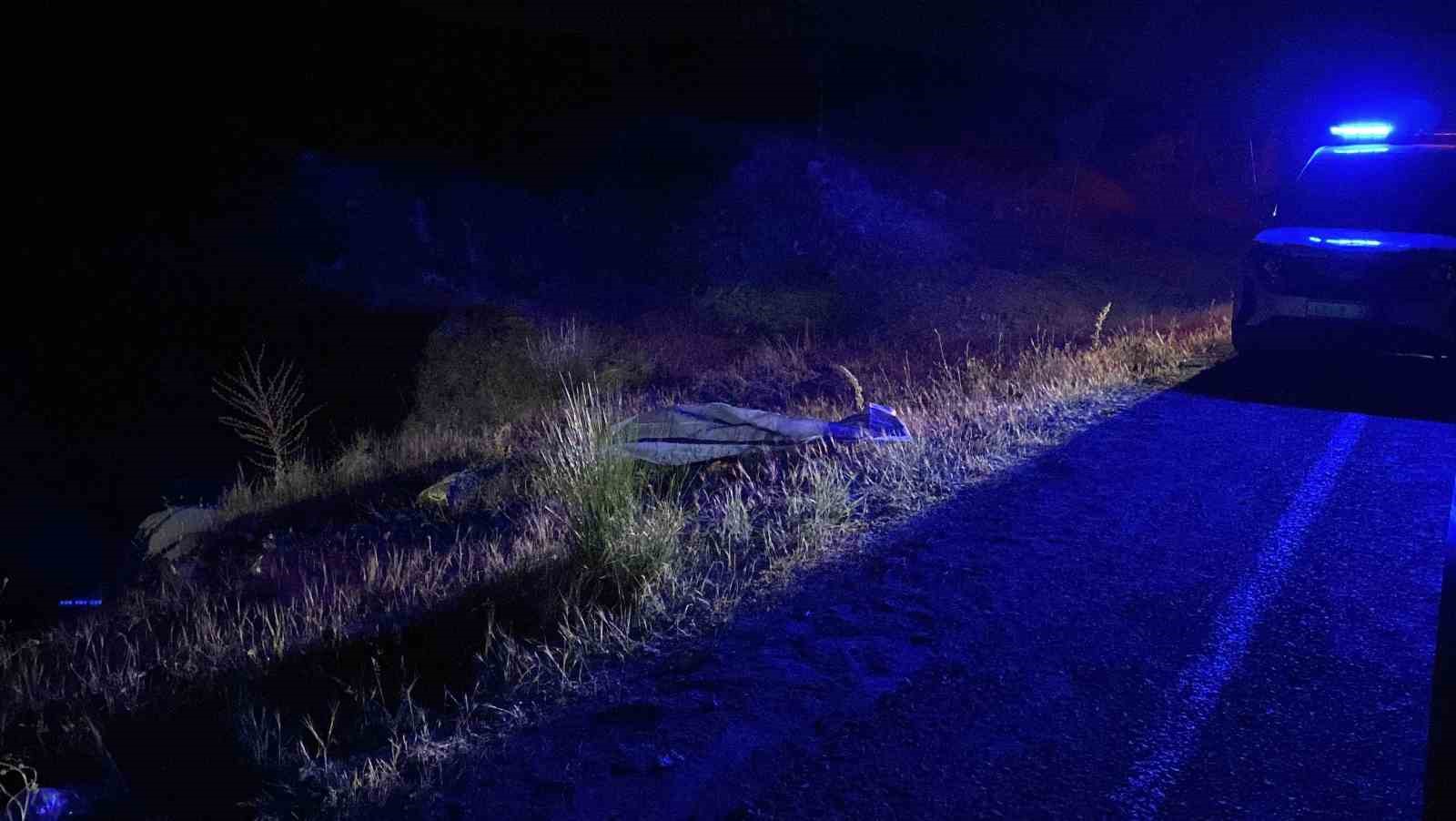 Konya’da motosiklet şarampole devrildi: 1 ölü, 1 yaralı 