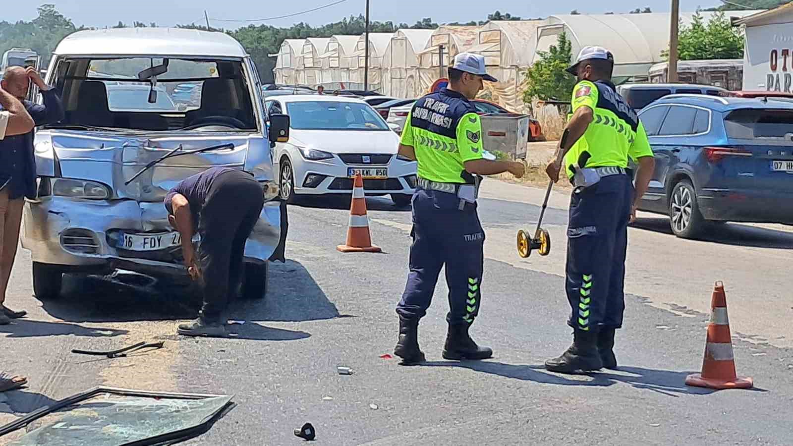 Trafik kazası: 1 yaralı
