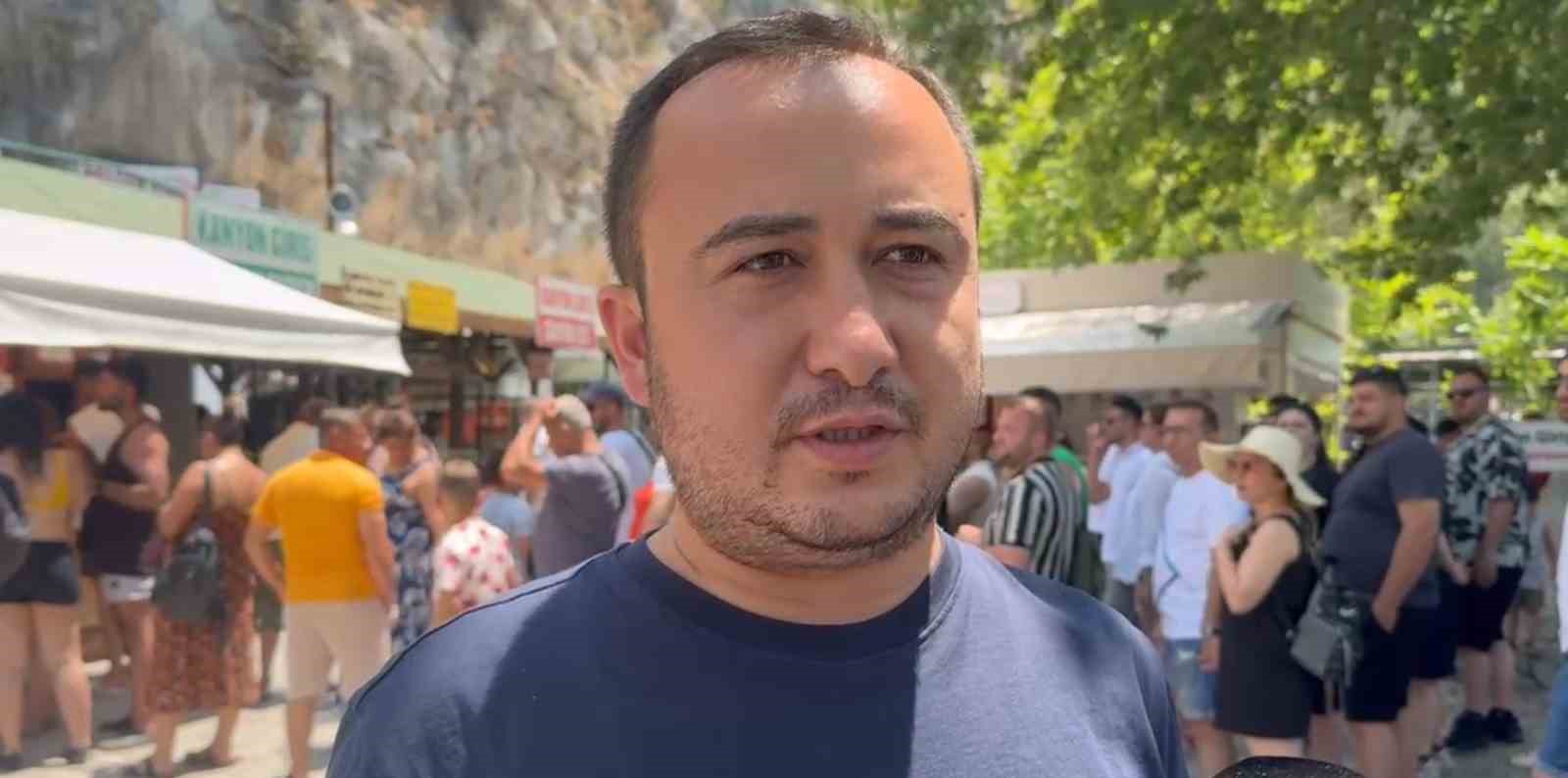Saklıkent Kanyonu’nda bayram yoğunluğu 
