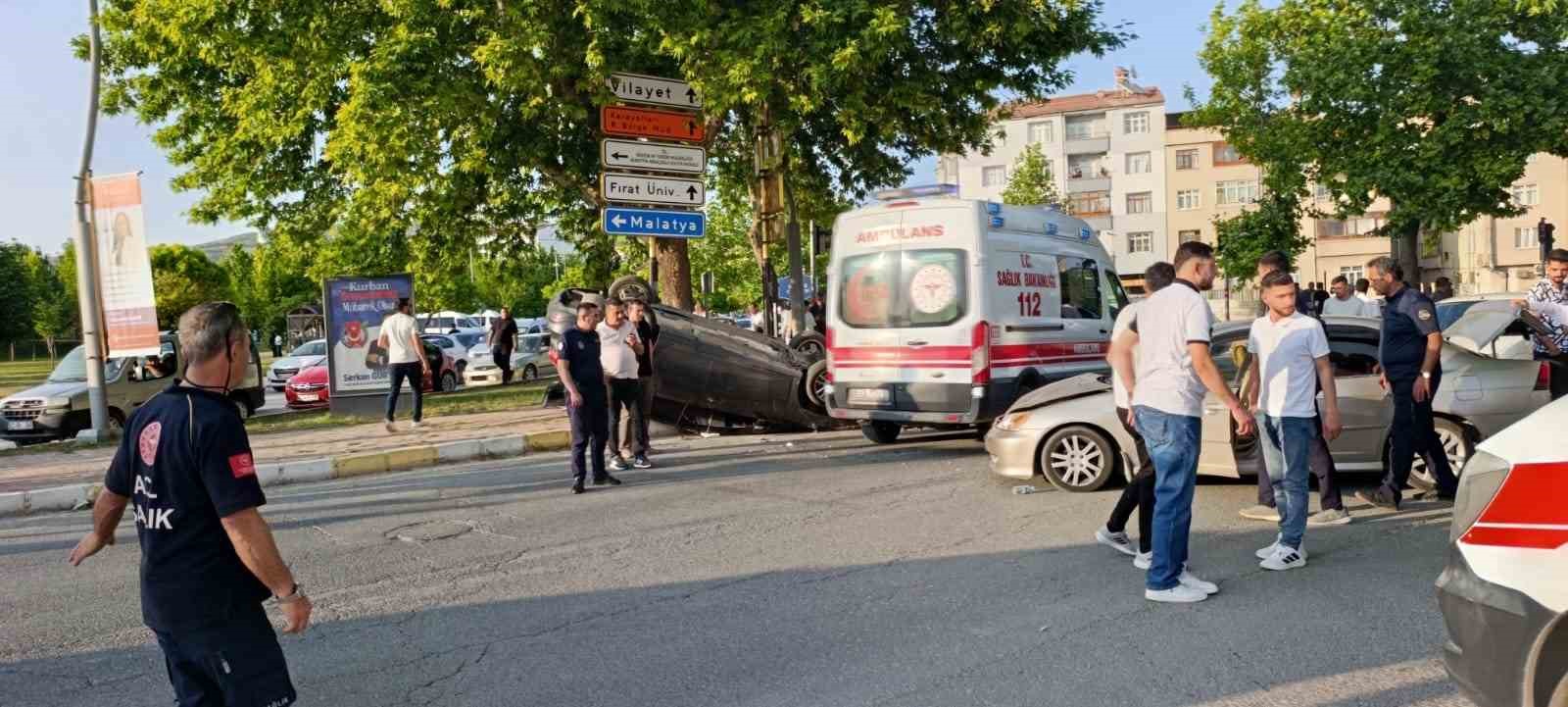 Elazığ’da trafik kazası: 2 yaralı 