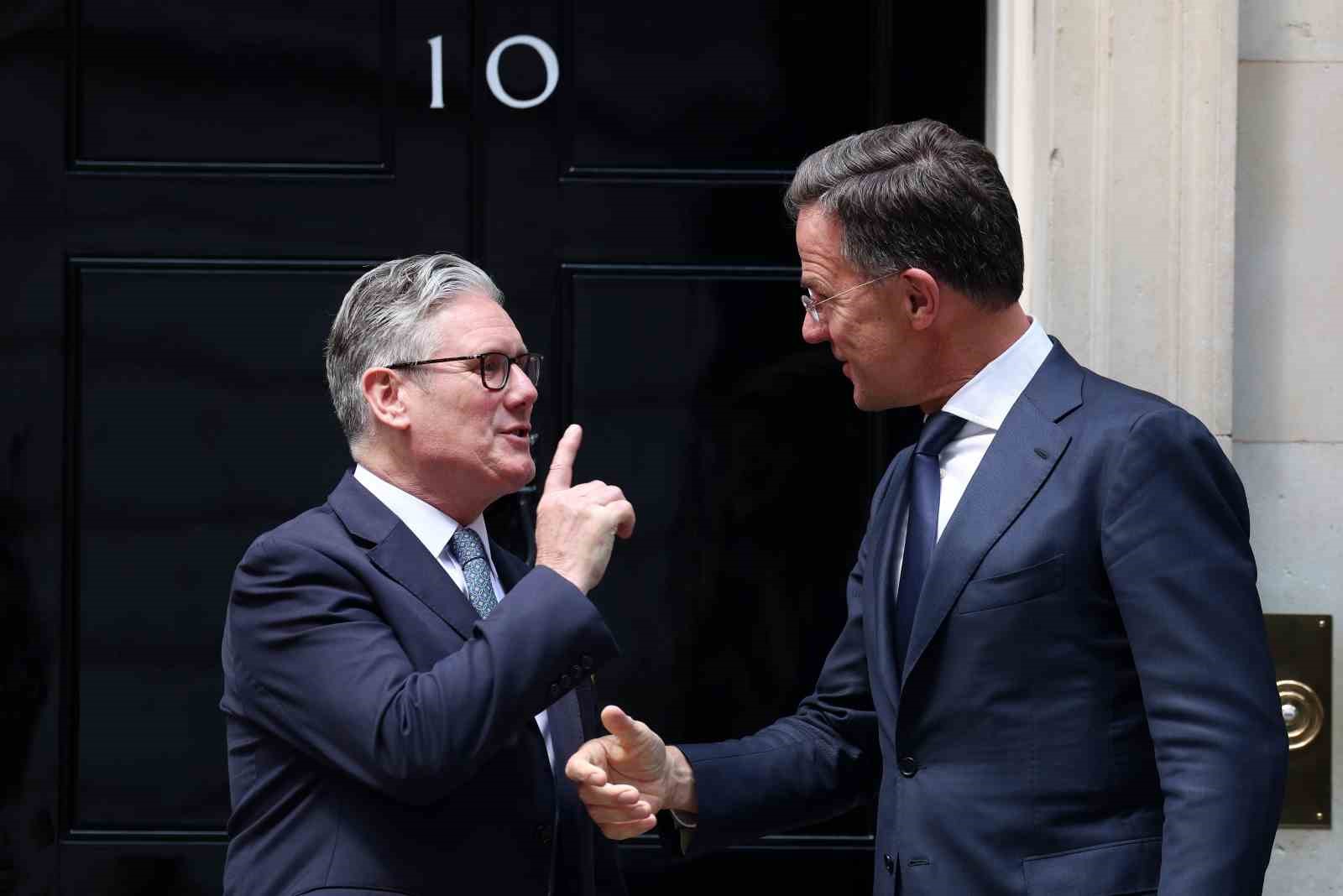 NATO Genel Sekreteri Rutte ile İngiltere Başbakanı Starmer bir araya geldi 