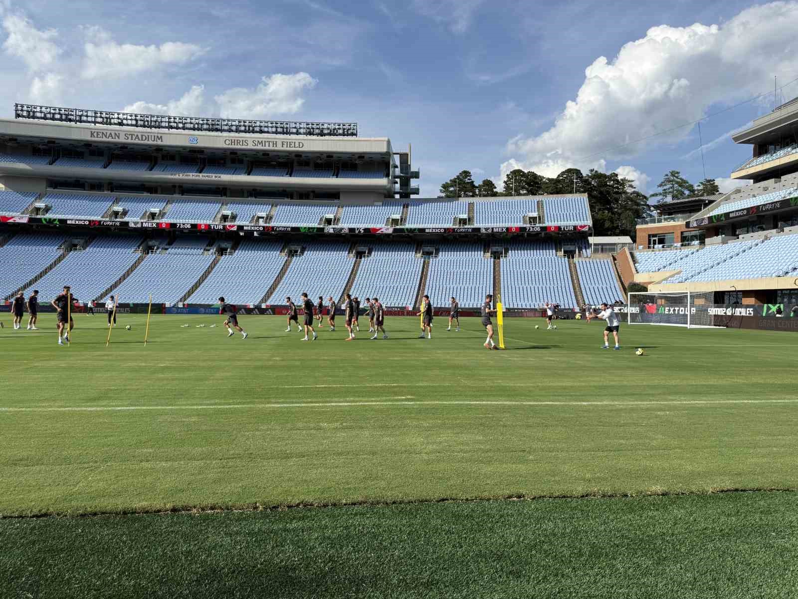 A Milli Takım, Meksika maçı öncesi Chapel Hill’de sahaya çıktı