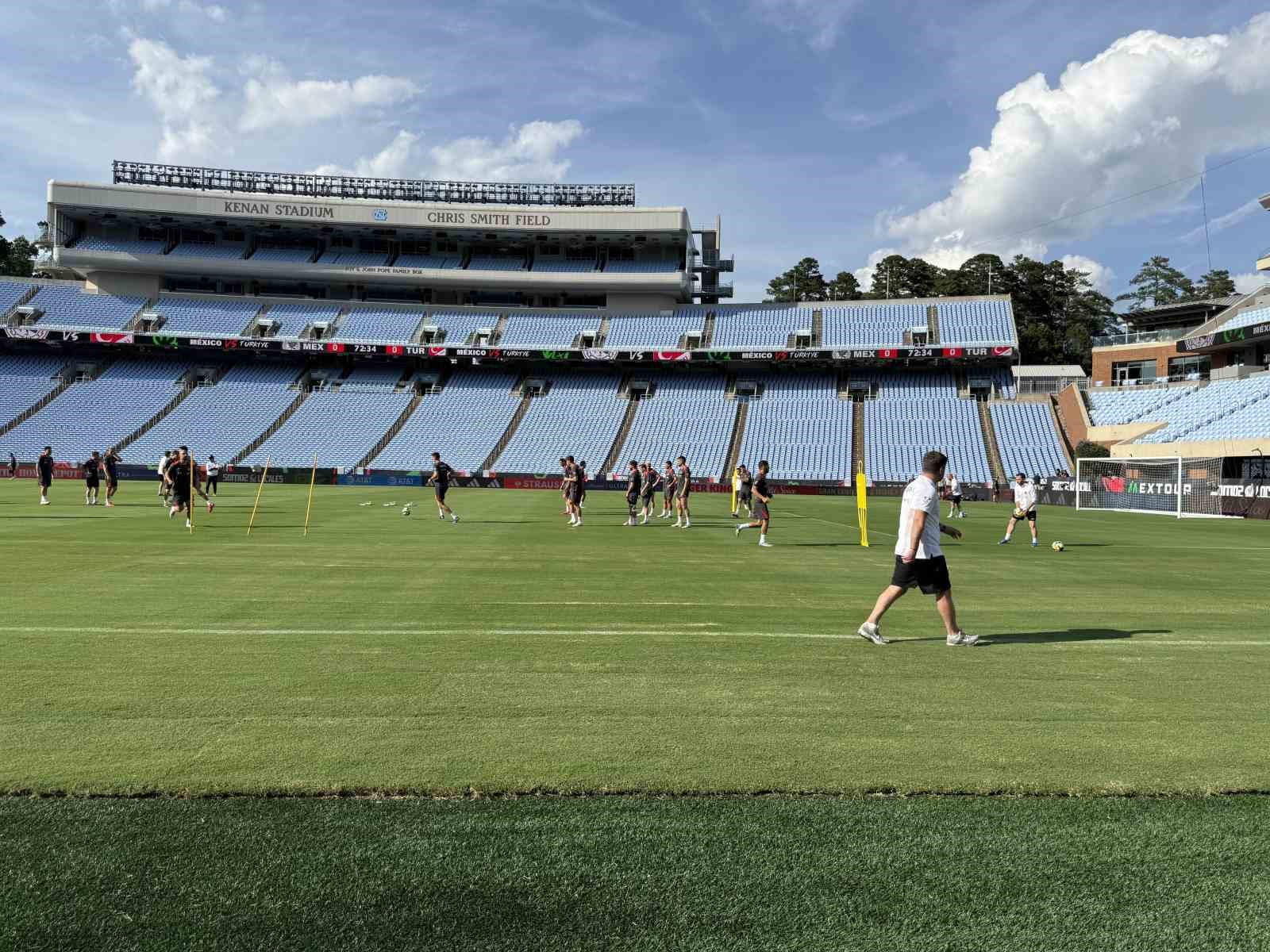 A Milli Takım, Meksika maçı öncesi Chapel Hill’de sahaya çıktı 
