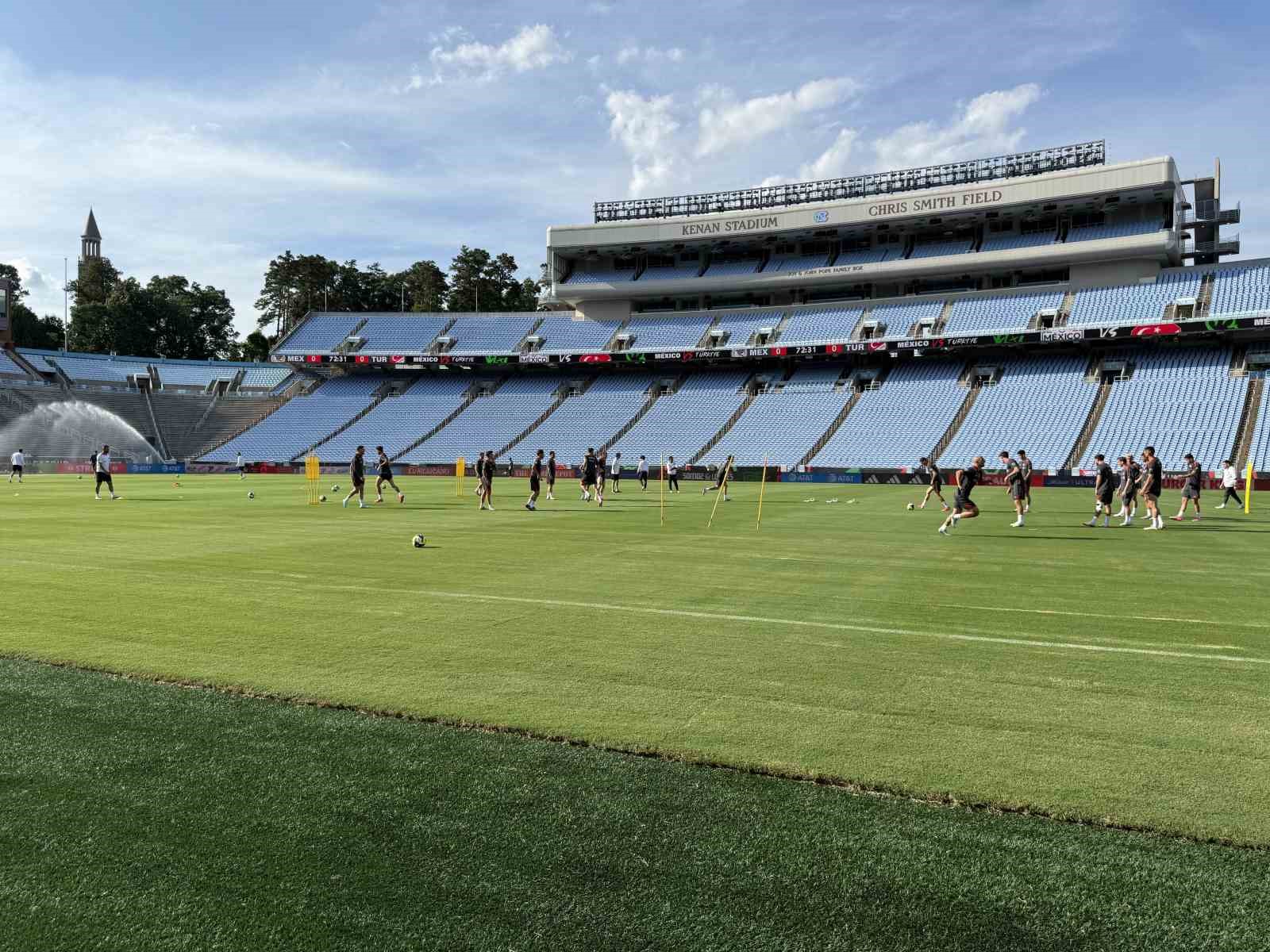 A Milli Takım, Meksika maçı öncesi Chapel Hill’de sahaya çıktı 