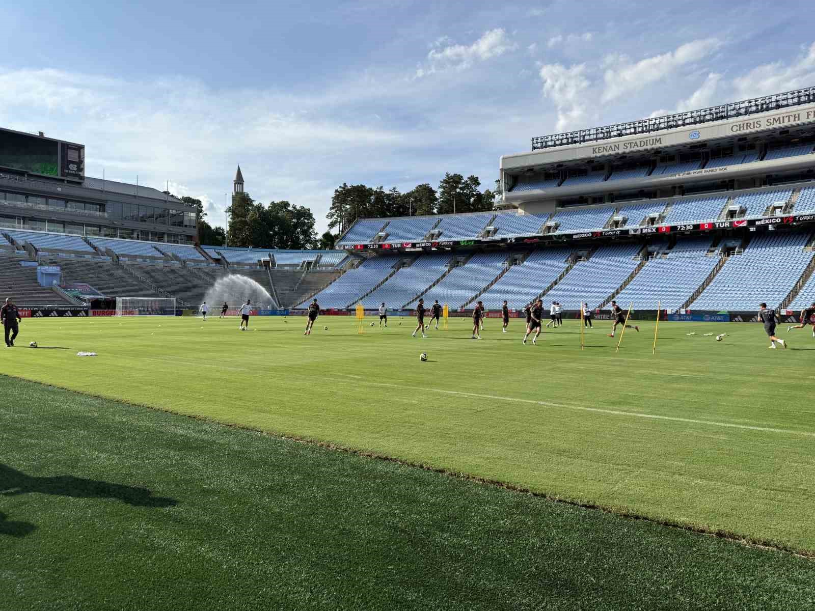 A Milli Takım, Meksika maçı öncesi Chapel Hill’de sahaya çıktı 