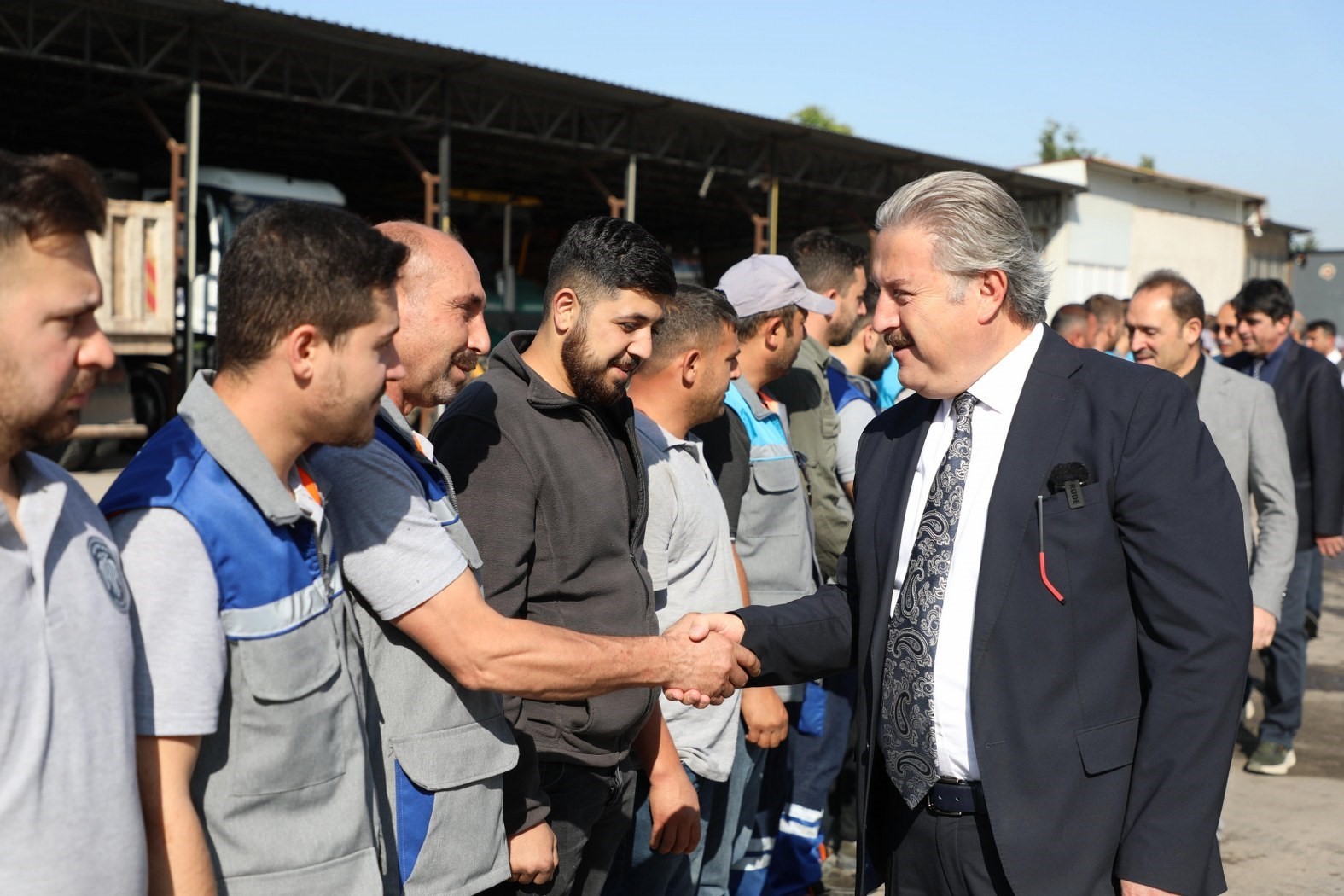 Başkan Palancıoğlu; personel ile bayramlaştı 