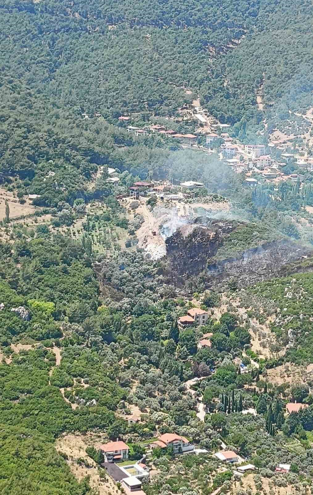 İzmir Kemalpaşa’da orman yangını