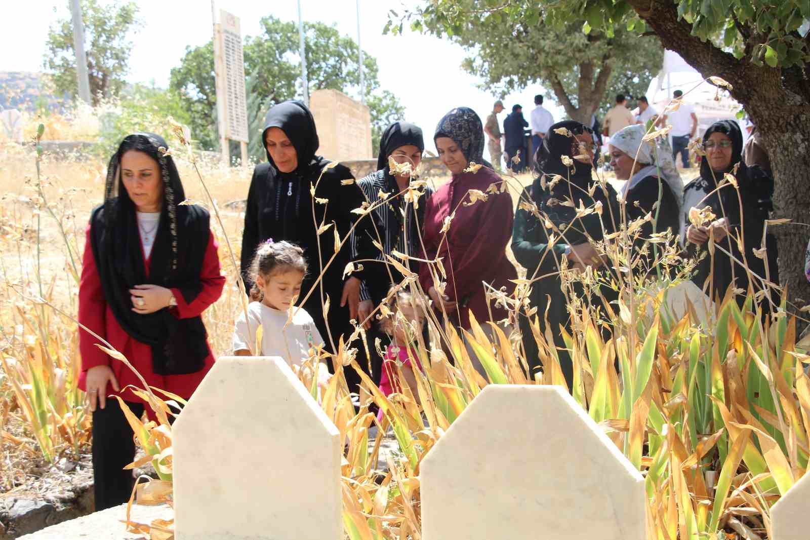 Çevrimli köyünde 35 yıl önce PKK’nın katlettiği 27 kişi anıldı 