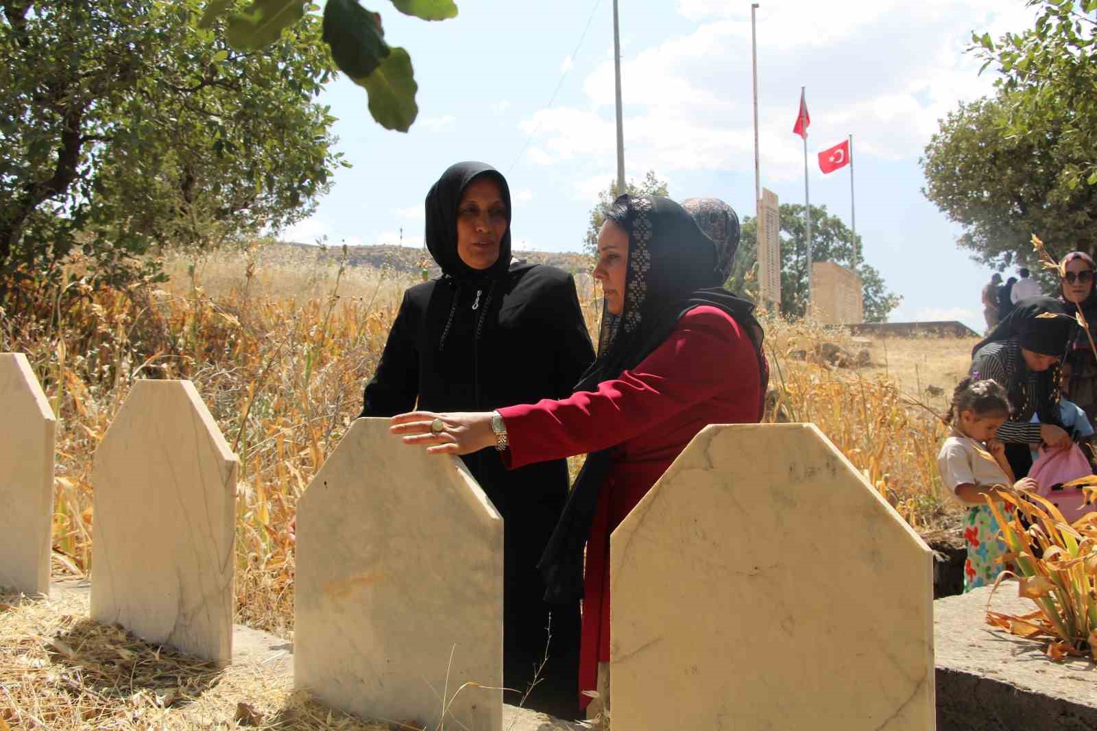 Çevrimli köyünde 35 yıl önce PKK’nın katlettiği 27 kişi anıldı 