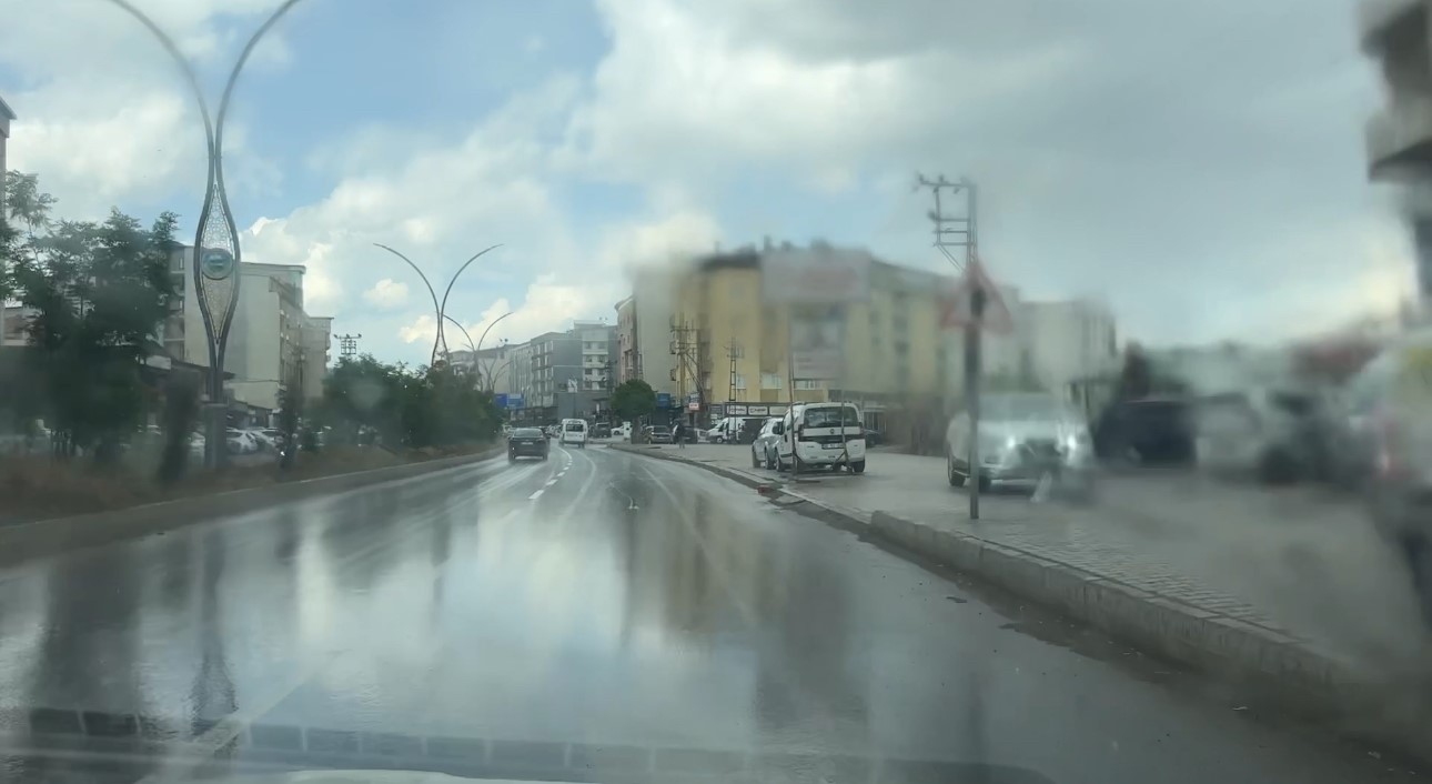 Yüksekova’da sağanak yağış etkili oldu 