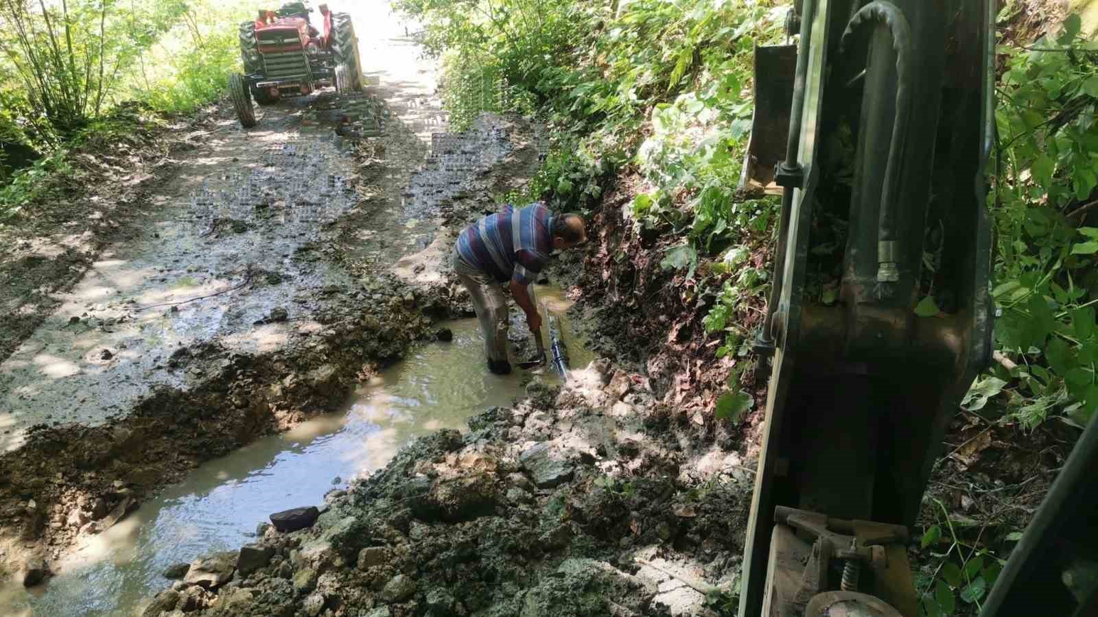 Düzce’de köylerde su arızalarına anında çözüm 