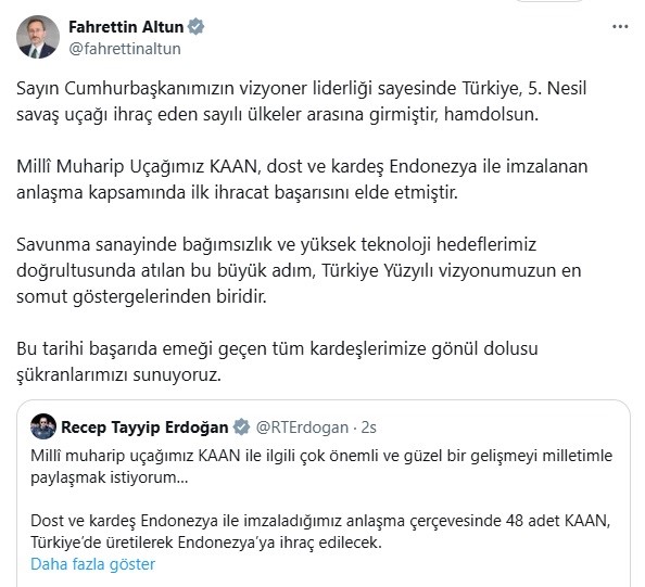 Fahrettin Altun: 