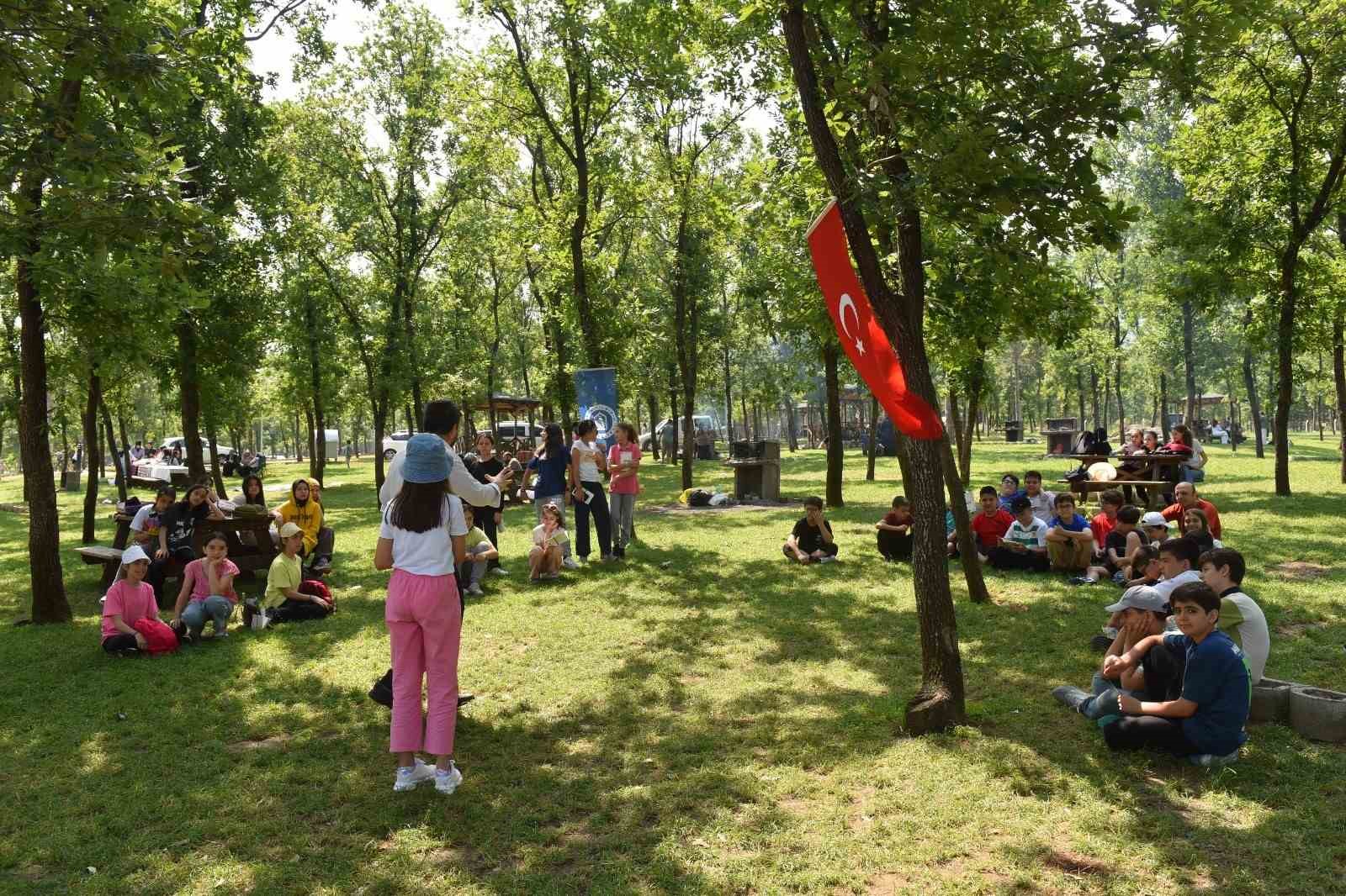 Çocuklar önce okudu, sonra eğlendi 
