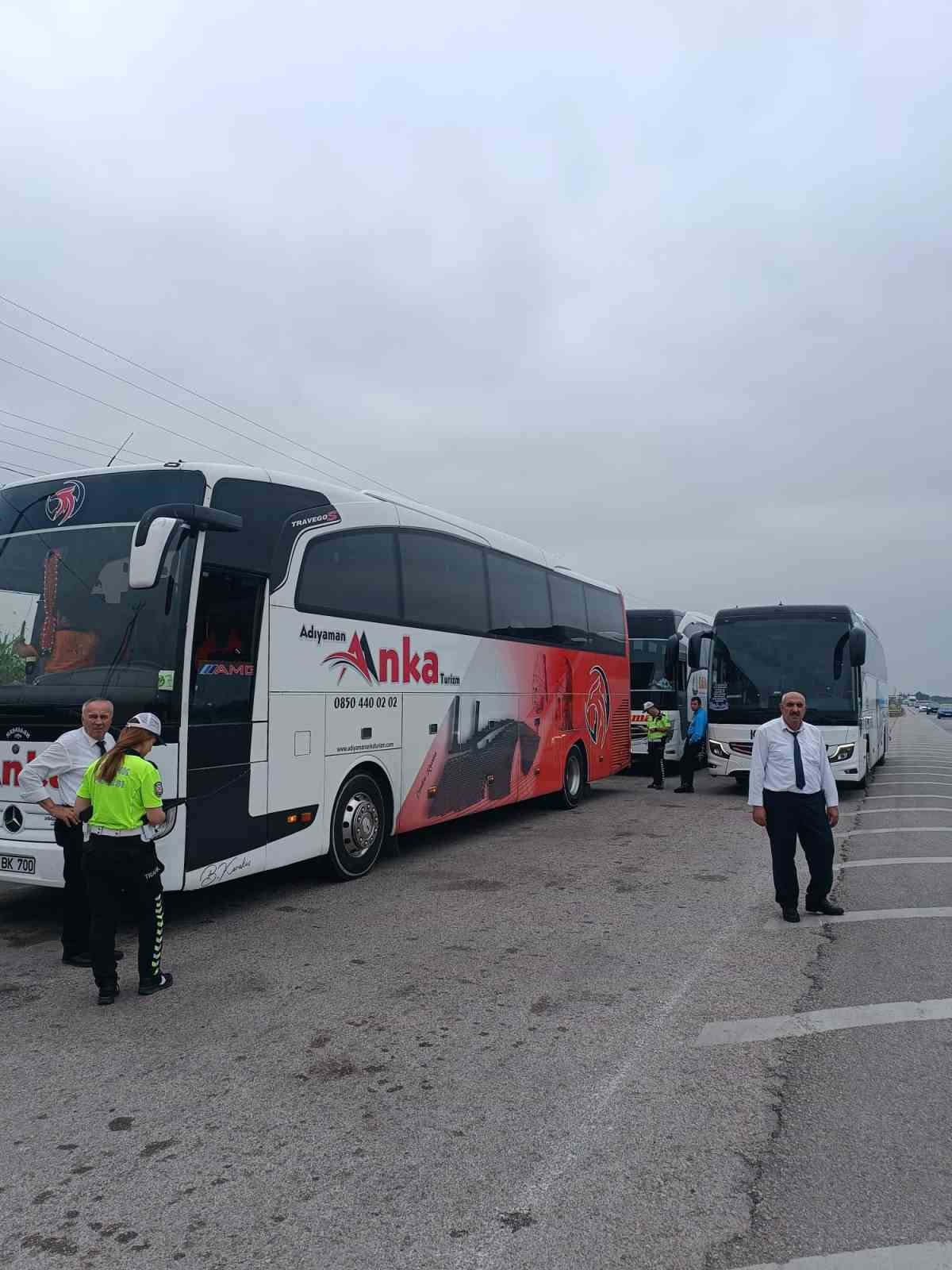 Yolcu otobüslerine sıkı denetim 