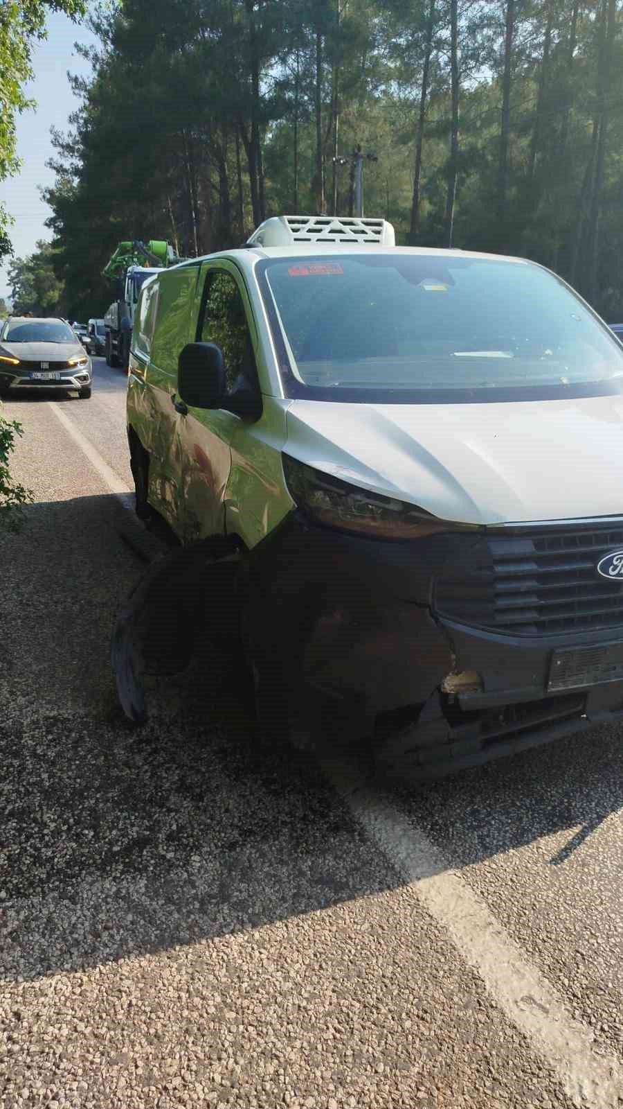 Marmaris’te zincirleme trafik kazası 