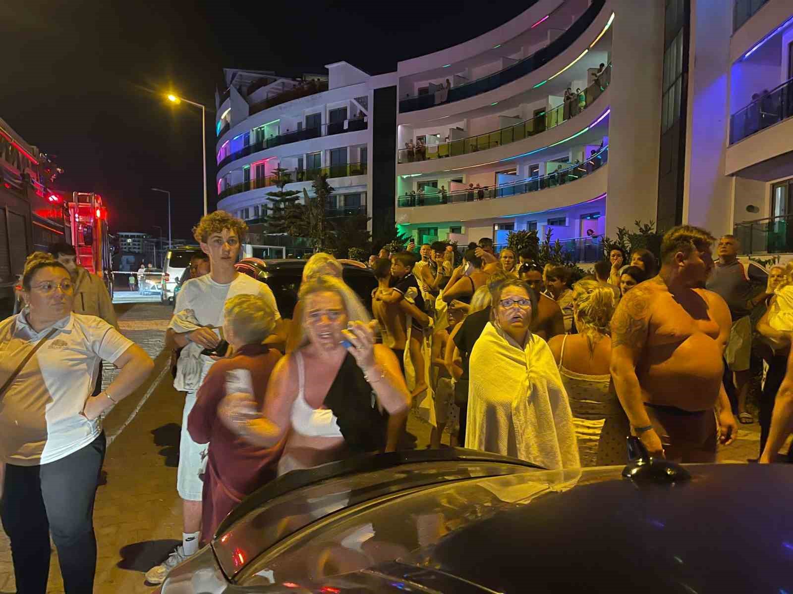 Alanya’da otel yangını 