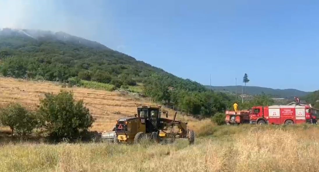 Niksar’da orman yangını, ekiplerin müdahalesi sürüyor 