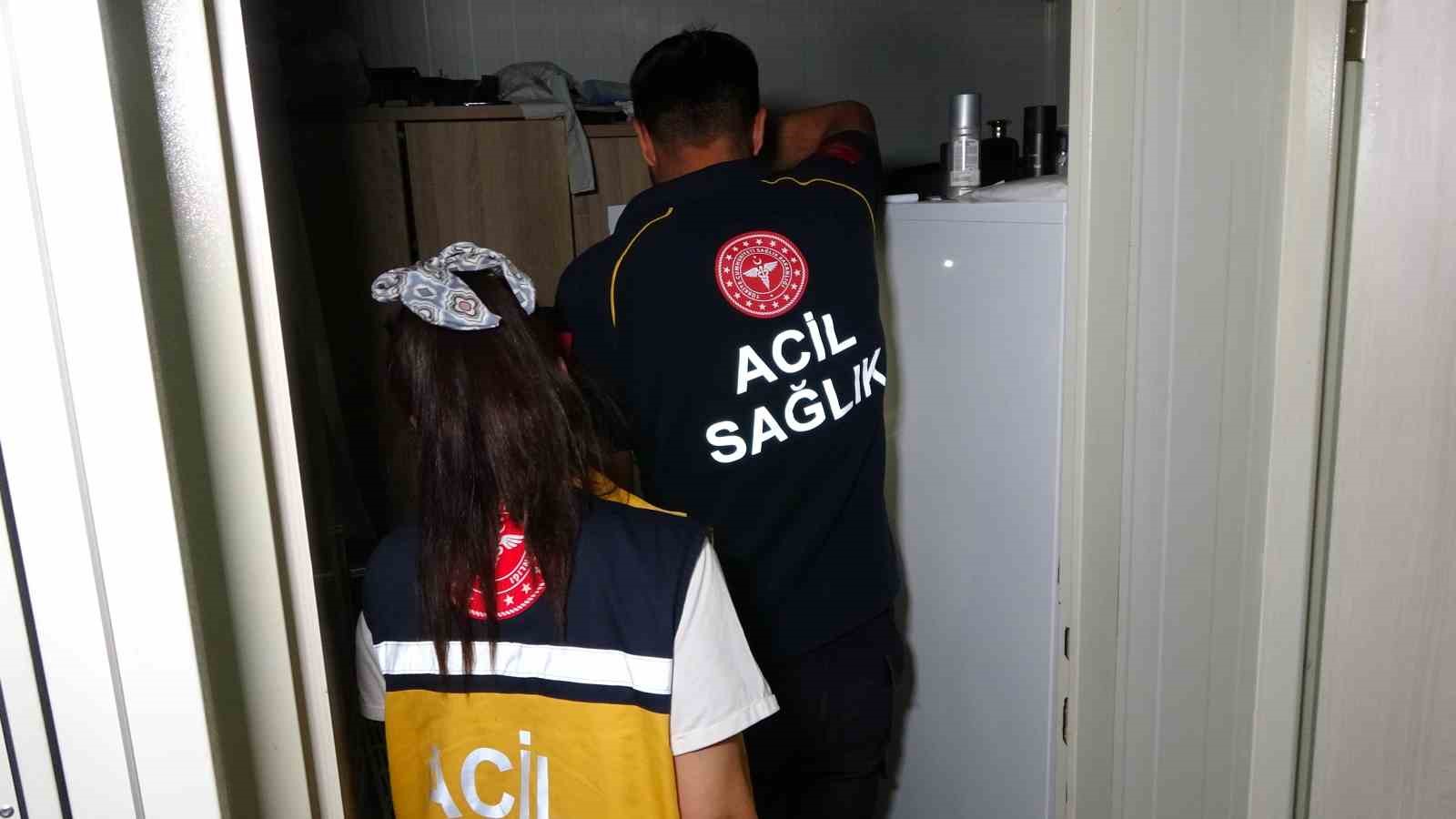 Konteynerden gelen kötü koku paniğe neden oldu 