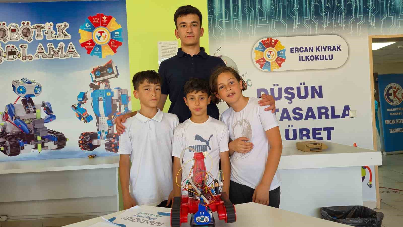 ‘Kardeşim İcat Çıkar-ma’ projesi ile minikler üretime katıldı