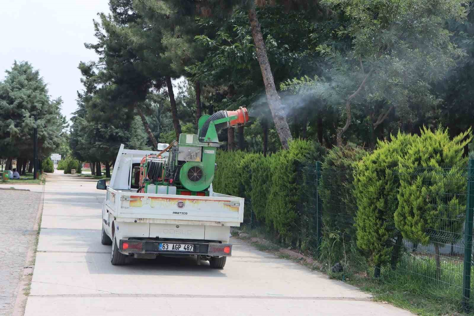 Büyükşehir belediyesinden ilaçlama seferberliği 