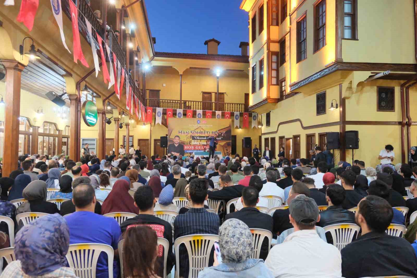 Han Sohbetleri’nin konuğu Yazar Altay Cem Meriç oldu 