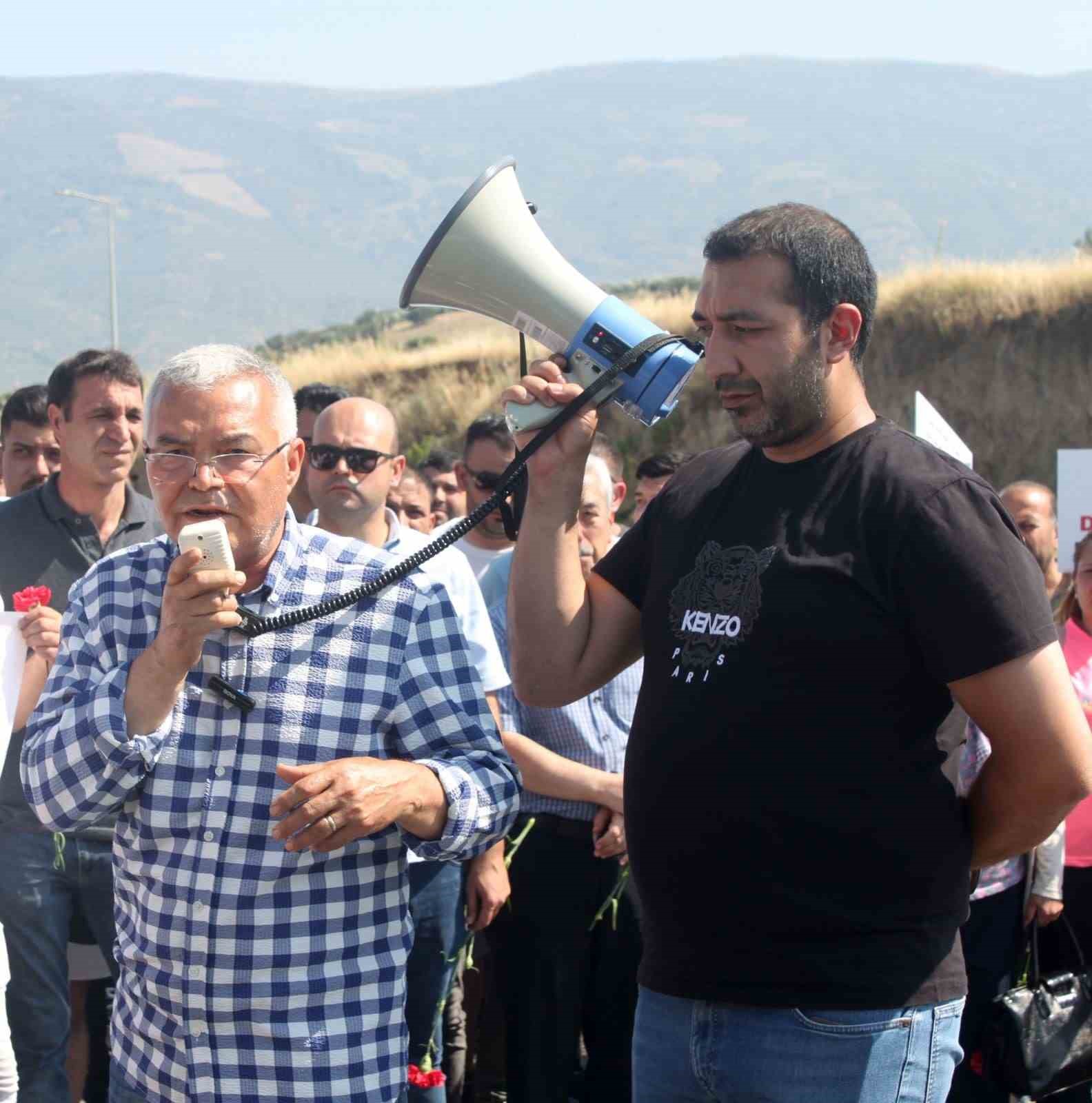 TOSBİ işçilerinden ’Ölüm Yolu’ protestosu 
