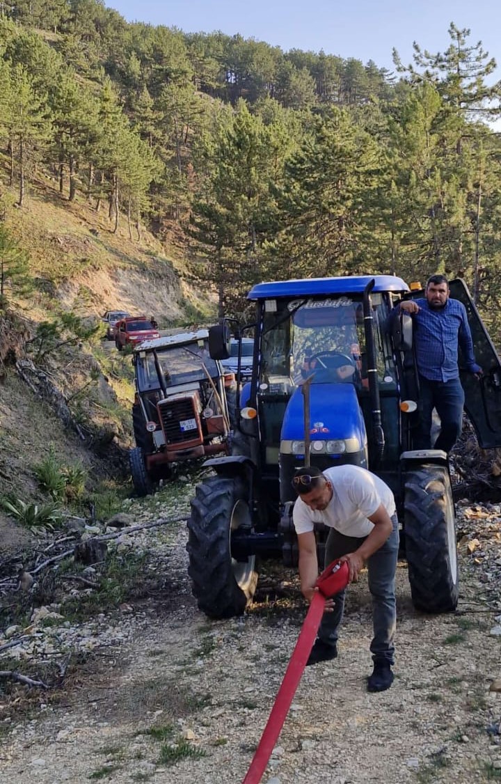 Beypazarı’nda orman yangını 